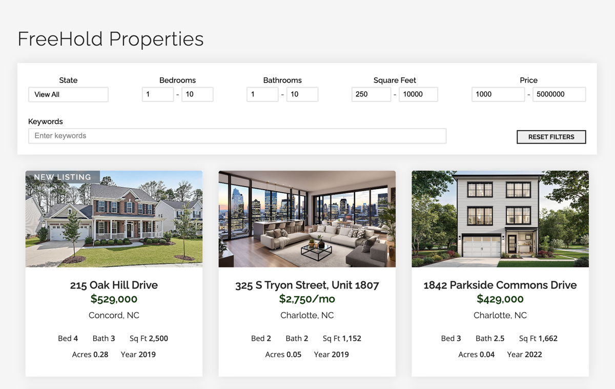 Using and Customizing the Property Filtering Module