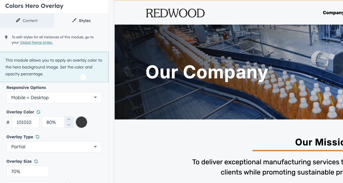 Update: Redwood Industrial Theme, Version 24